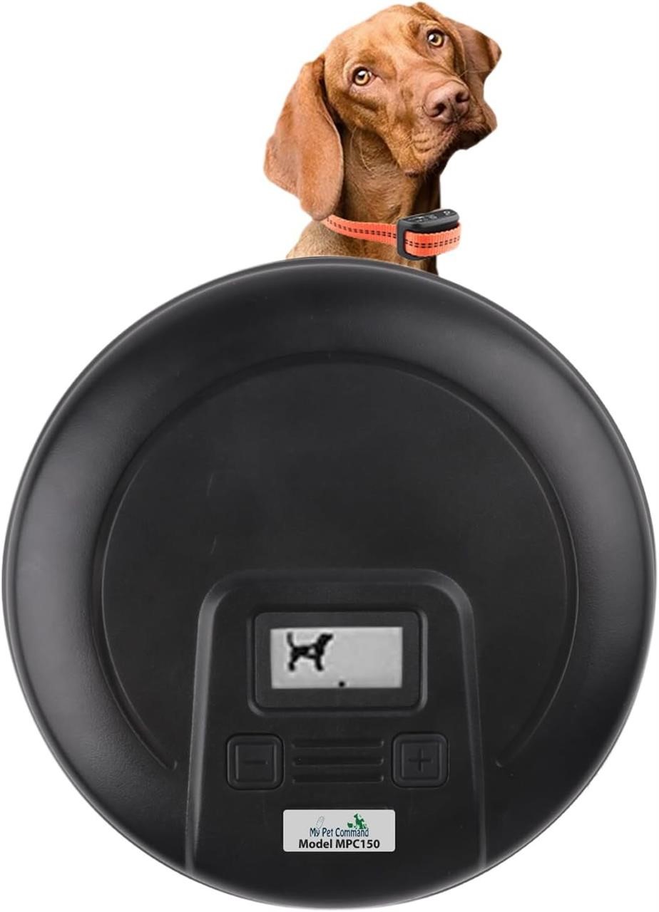 My Pet Command, Indoor Pet Barrier with Adjustable Range, Static and Tone Correction, Hidden Fence for Dogs Containment Collar, Wireless Pet Gate Keeps Areas Off Limits, Rechargeable Collars