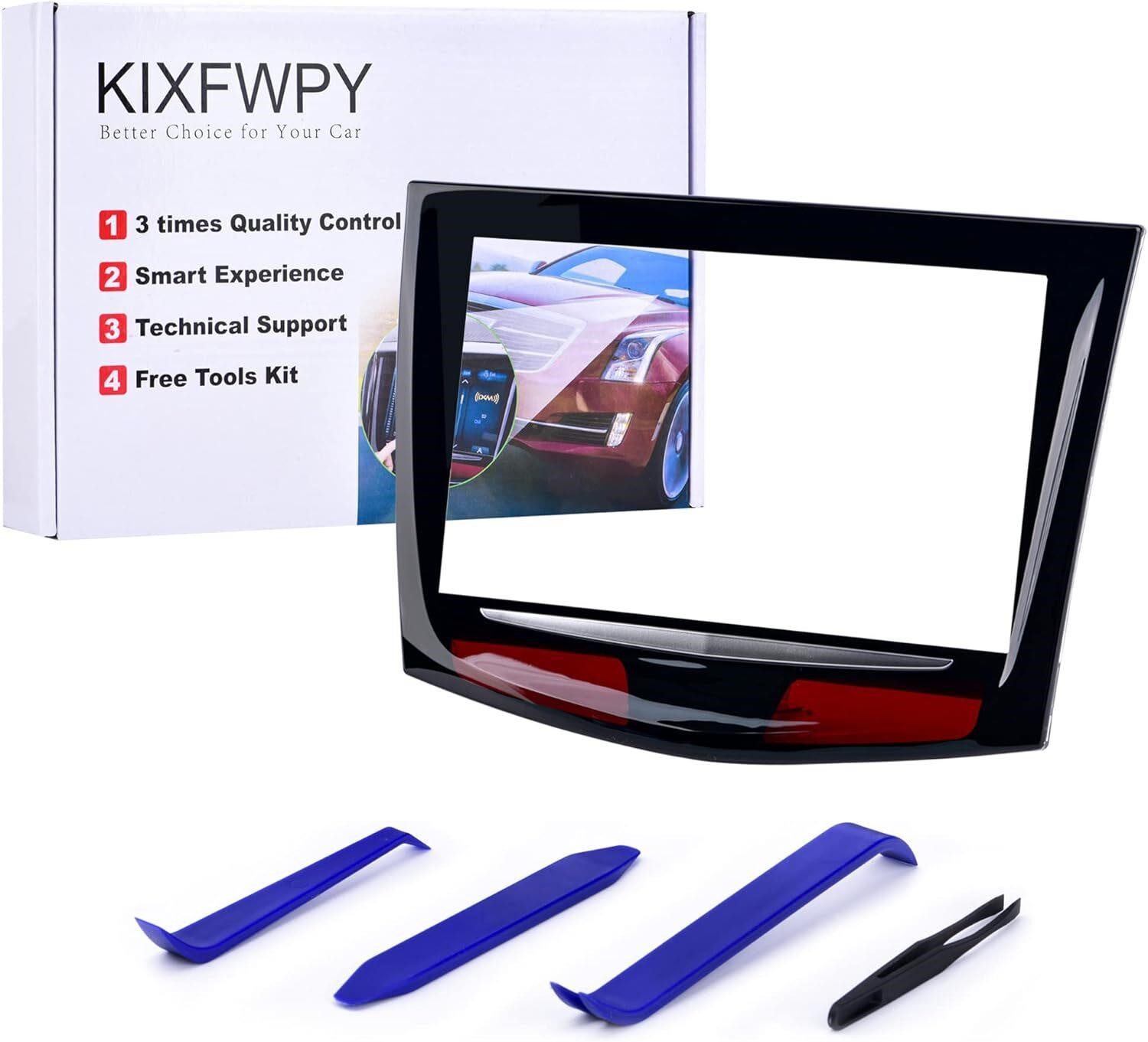 Gel-free CUE Touch Screen Display Replacement for 2013 2014 2015 2016 2017 2018-2020 Cadillac ATS SRX XTS CTS ESCALADE CUE Screen Replacement with Removal Tool Kit