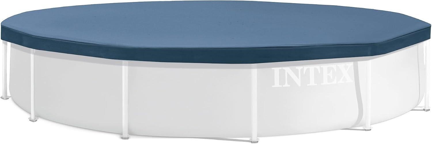 Intex 28031E 12 Foot Round Above Ground Swimming Pool Cover, (Pool Cover Only)
