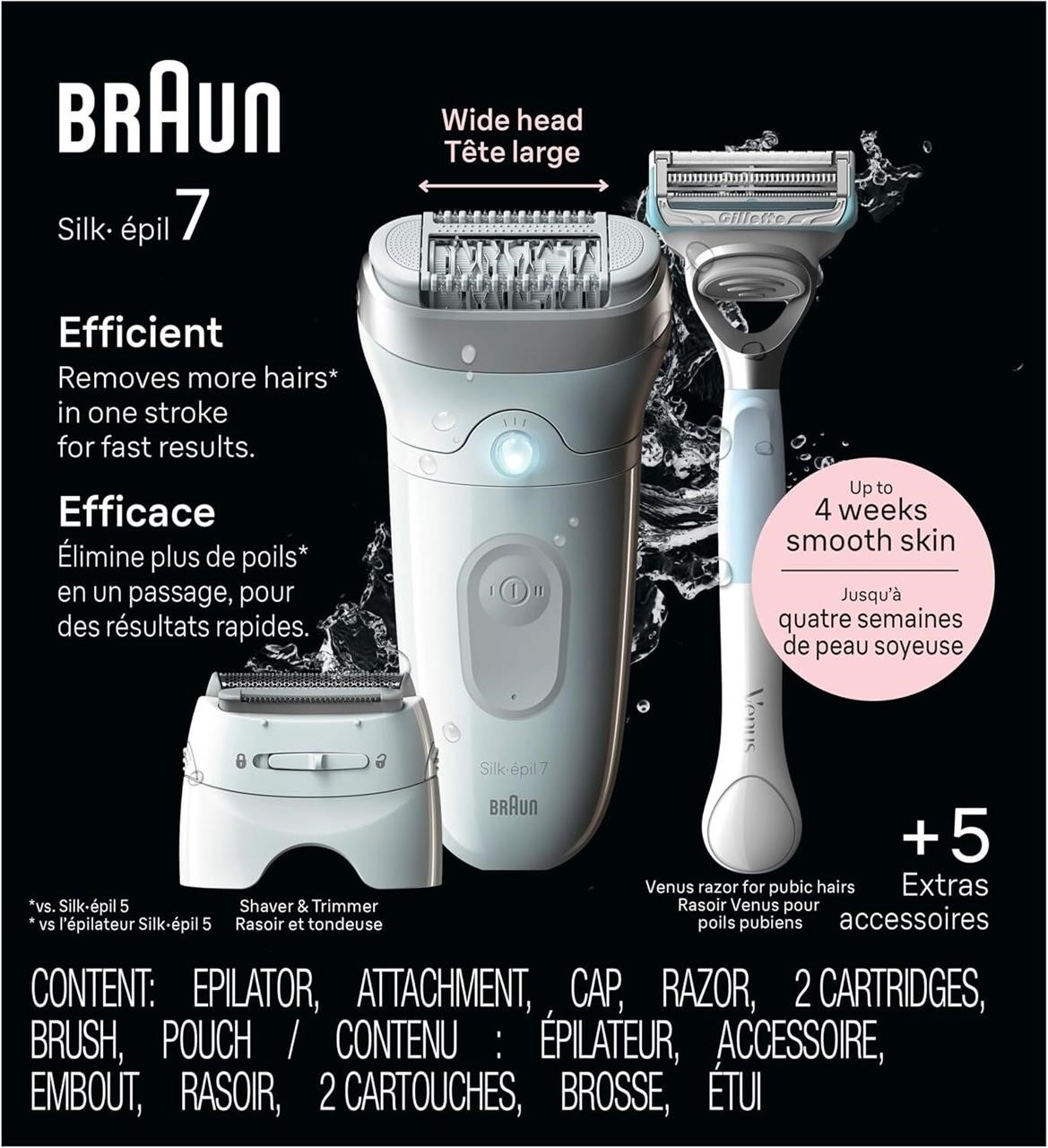 Braun Epilator Hair Removal fo