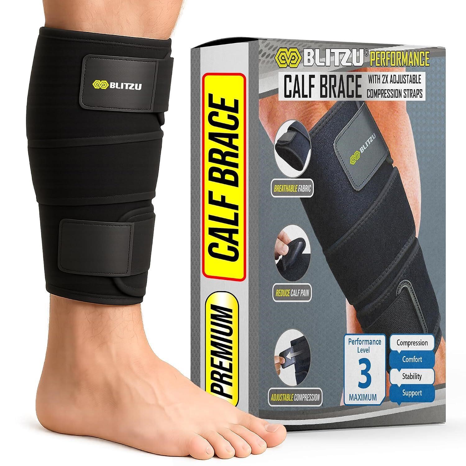 BLITZU Calf Brace for Torn Mus