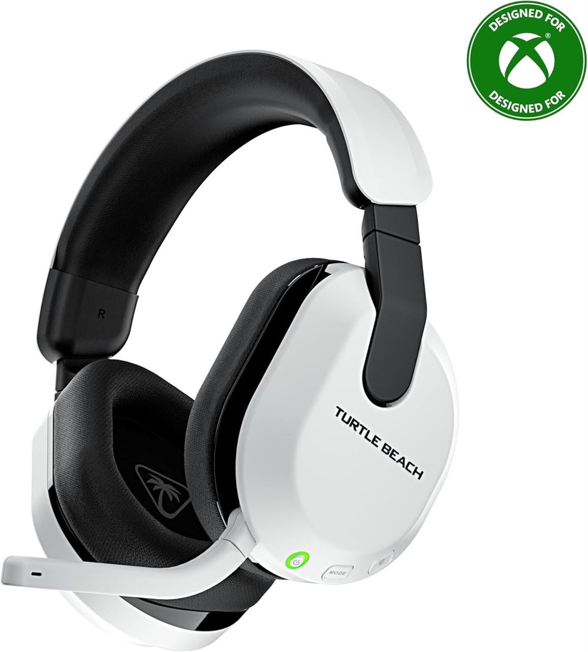 Turtle Beach Stealth 600 Wireless Multiplatform Amplified Gaming Headset for Xbox Series X|S, Xbox One, PC, PS5, PS4, Nintendo Switch, & Mobile 鈥?Bluetooth, 80-Hr Battery, Noise-Cancelling Mic 鈥?White