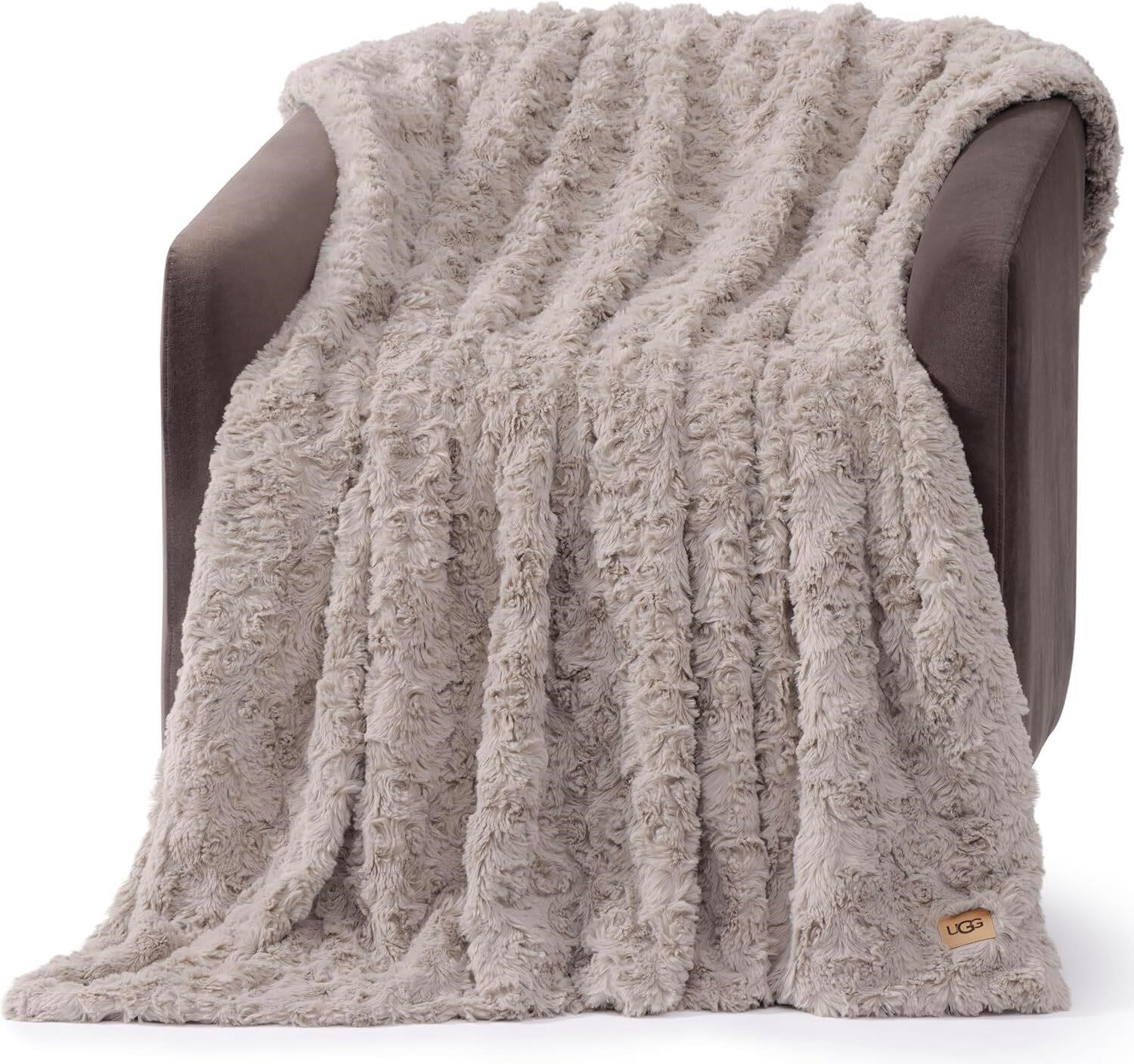 UGG Adalee Faux Fur Throw Blan