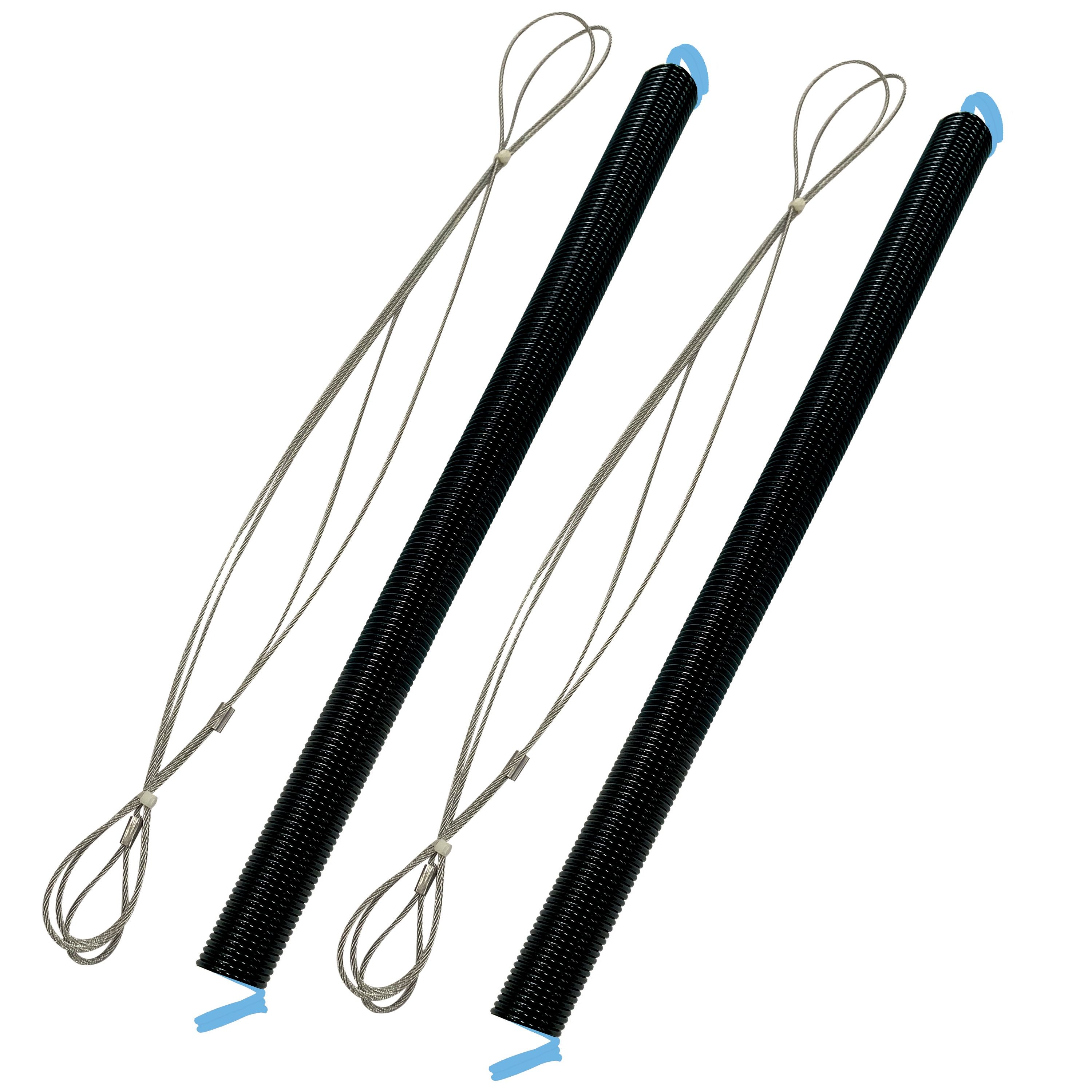 RELIABILT 140 lbs Garage Door 140 Lb Garage Door Extension Springs- 2 PK Black Steel Extension spring and safety cable 2 -Pack