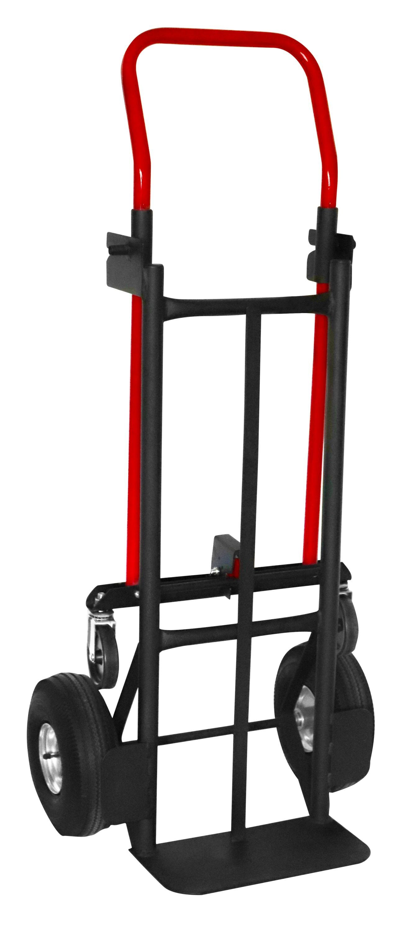Milwaukee 800-lb Capacity 4 -Wheel Multiple colors/finishes Steel Convertible hand truck
