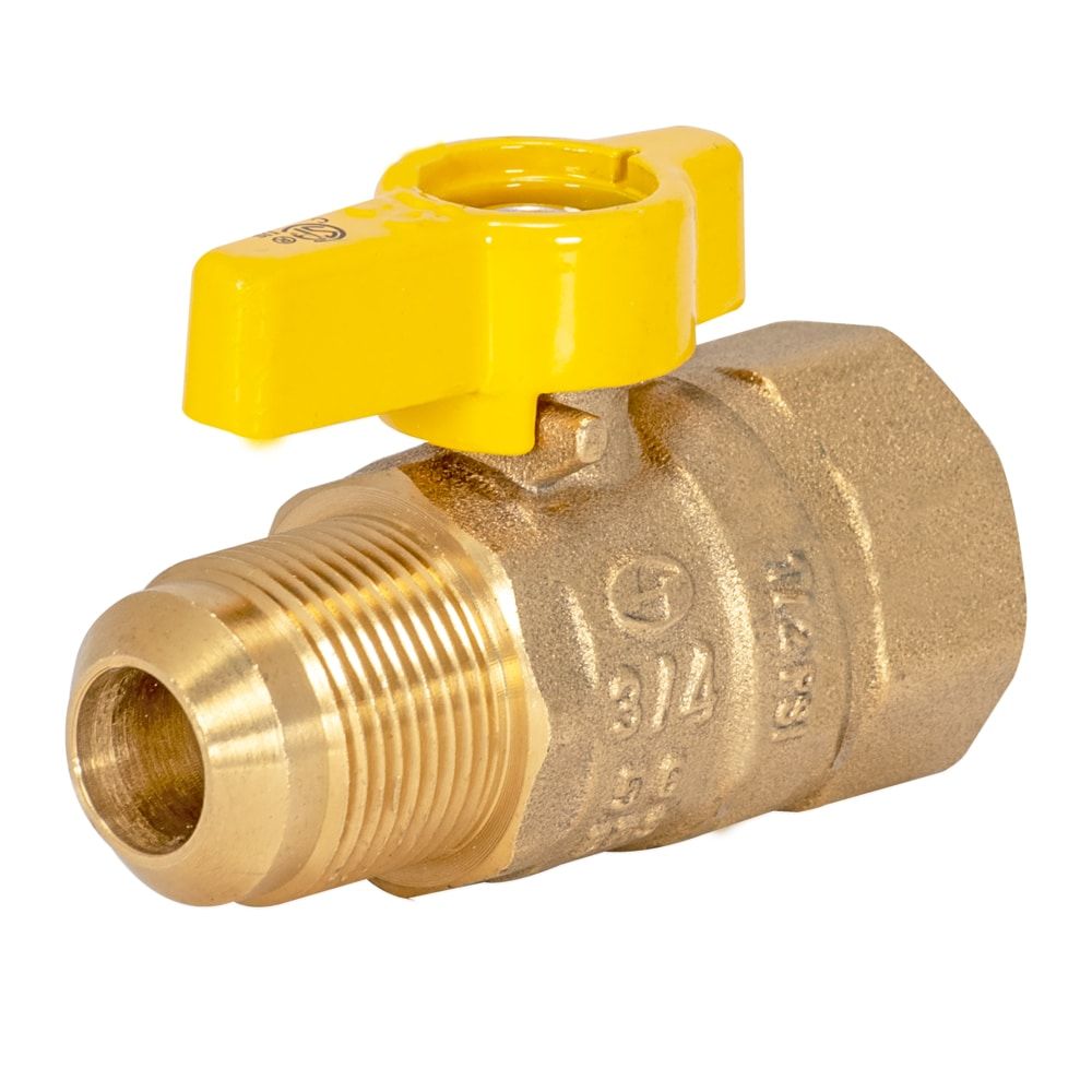 EASTMAN Gas 3/4-in Flare Brass Ball Valve