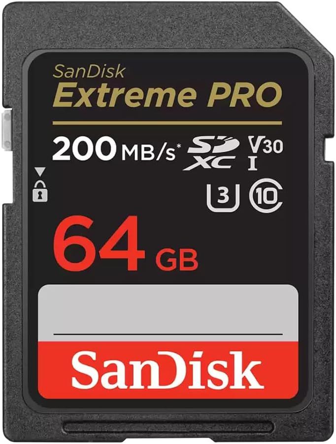 SanDisk 64GB Extreme PRO UHS-I SDXC Memory Card (3216658163)