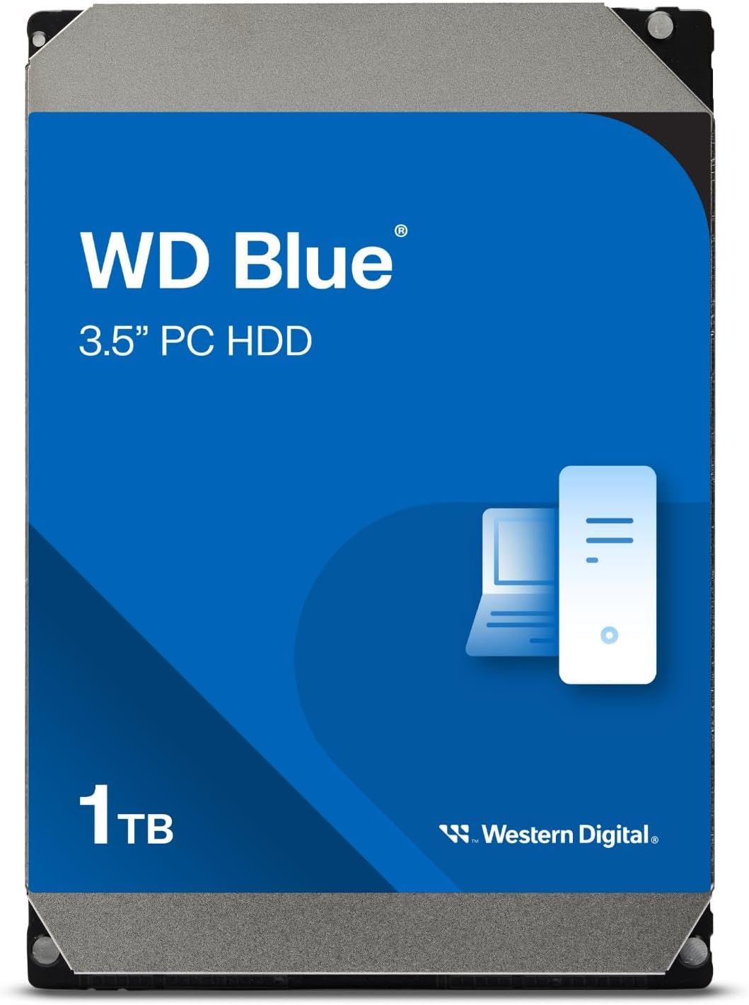 Western Digital 1TB WD Blue PC Internal Hard Drive HDD - 7200 RPM, SATA 6 Gb/s, 64 MB Cache, 3.5 - WD10EZEX