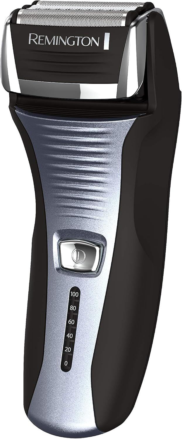 Remington F5-5800 Foil Shaver, Men\\'s Electric Razor, Electric Shaver, Black | Electric Razor with Flexing Blades, Pivoting Neck for Comfort, Smooth Shave in Under Two Minutes