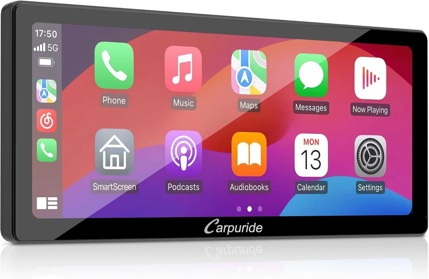 Carpuride W103 Pro 10.3\\ CarPlay Android Auto Bluetooth Transmitter | 1080P HD touchscreen, Bluetooth transmitter, GPS navigation, Siri, FM radio, Mirror Link and 3 mounting