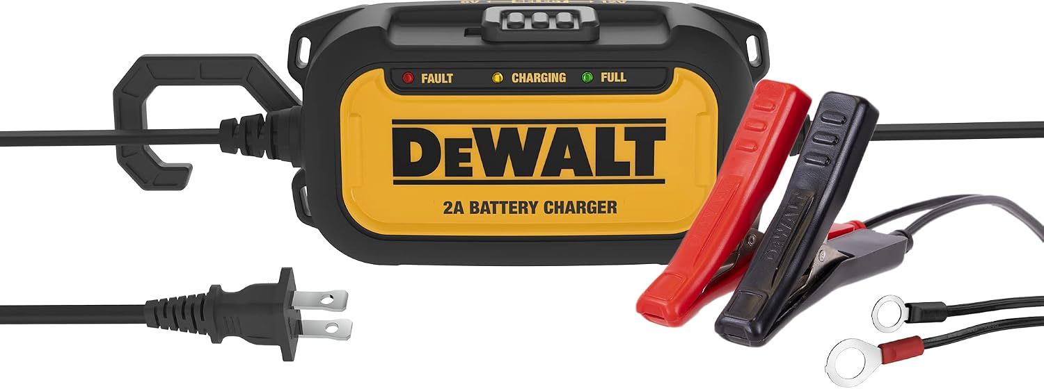DEWALT DXAEC2 DXAEC2 Professional 2-Amp Automotive Battery Charger and Maintainer