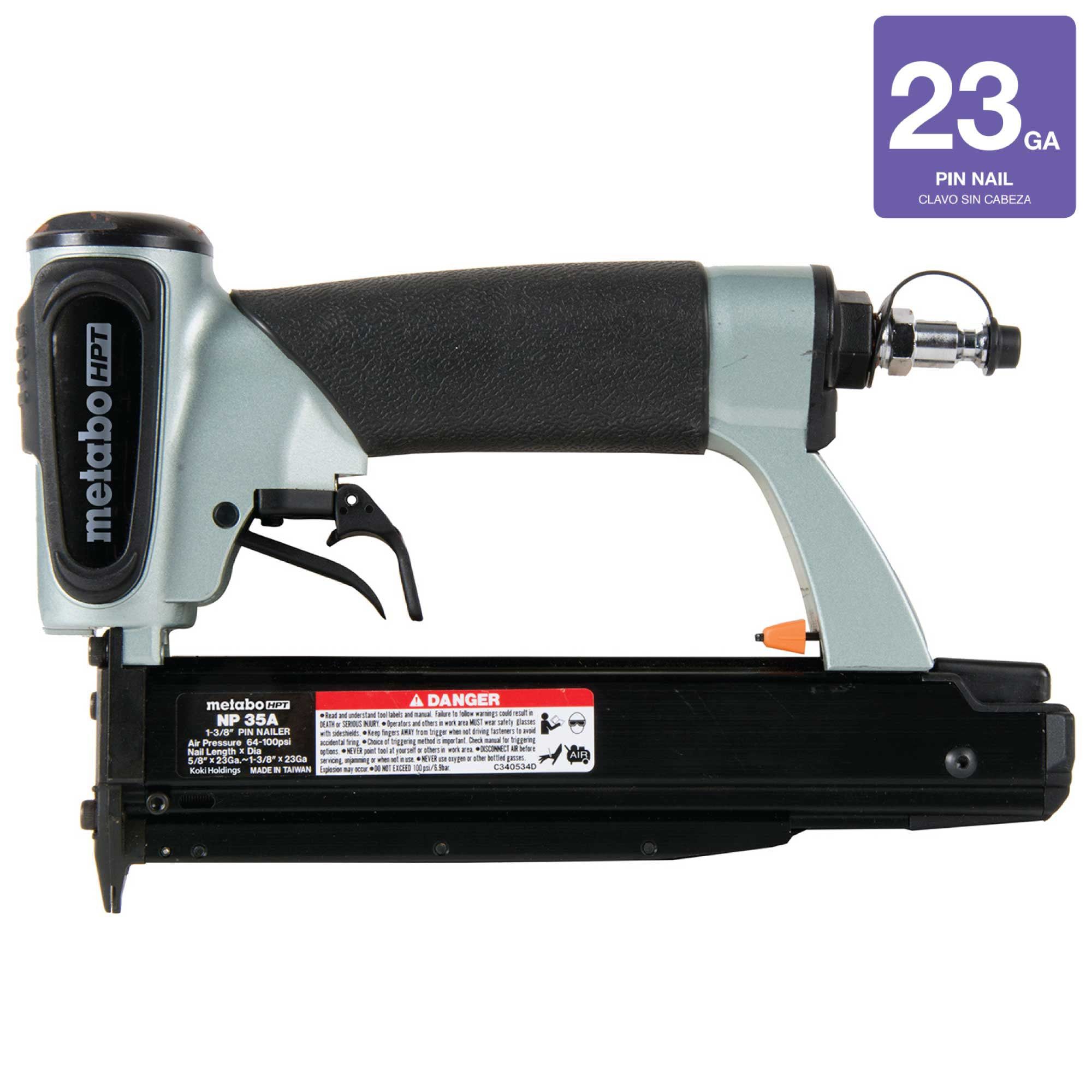 Metabo HPT 1-3/8-in 23 -Gauge Pneumatic Pin Nailer