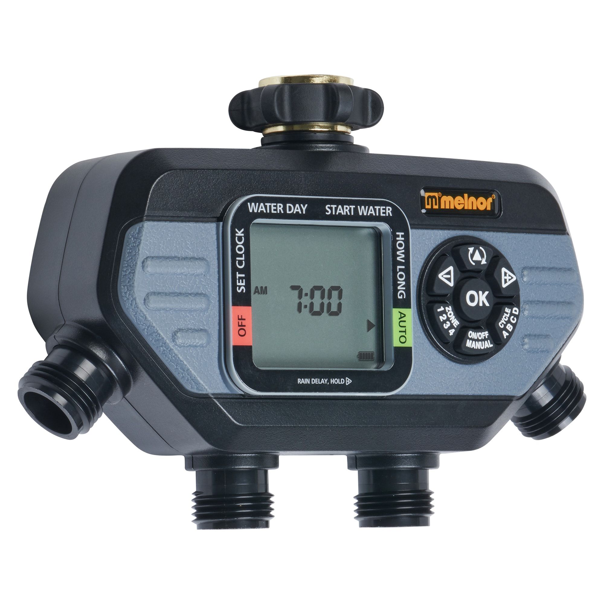 Melnor 4 Output Port Stationary Digital hose end timer