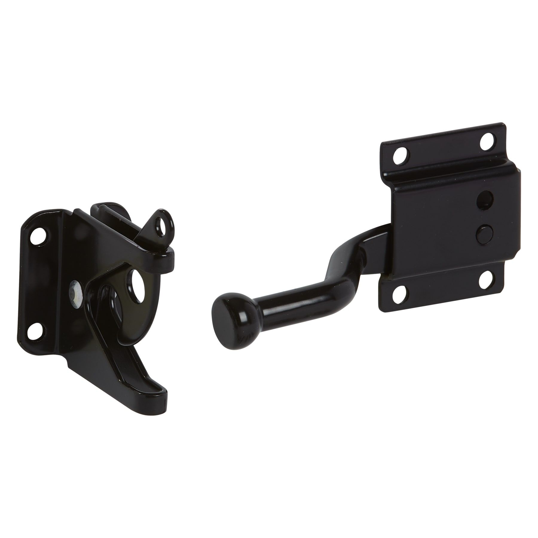 National Hardware 4-in Black Gate latch
