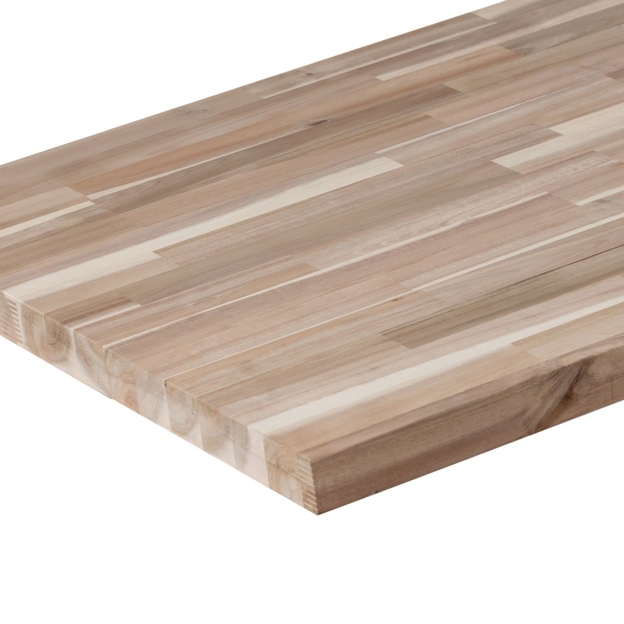 Sparrow Peak Natural Unfinished 6-ft x 25-in x 1.5-in Natural Acacia Wood Butcher block Countertop