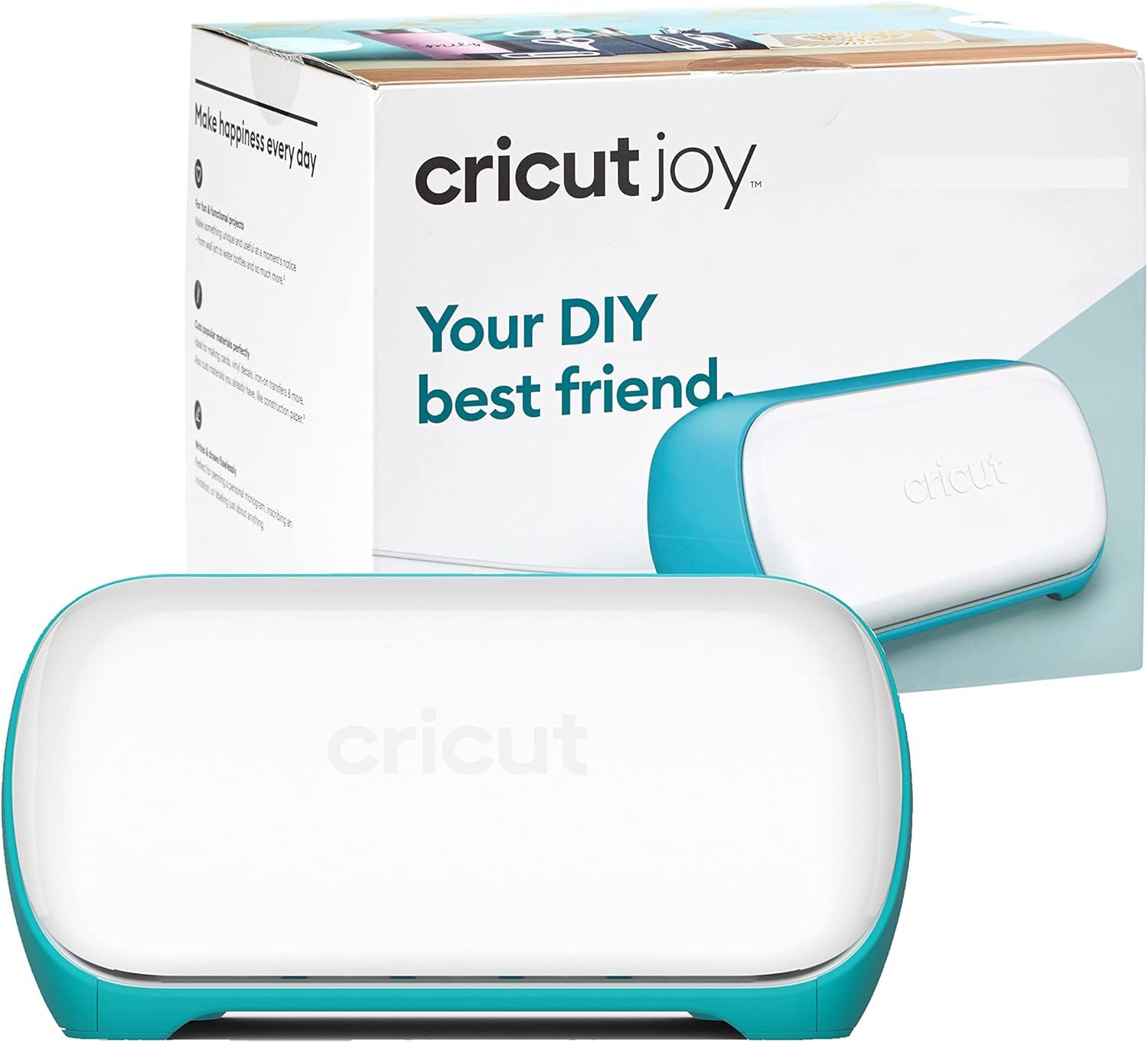 Cricut Joy Machine & Digital Content Library Bundle - Includes 30 images in Design Space App - Portable DIY Smart Machine for creating customized cards, crafts, & labels Blue