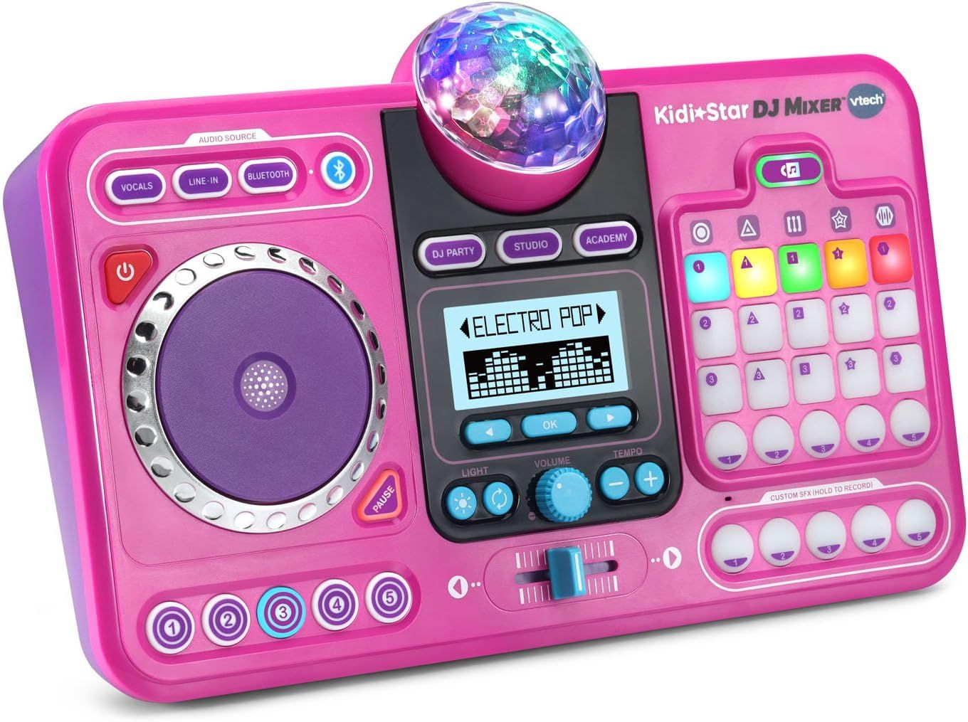 VTech Kidi Star DJ Mixer - Pink (English Version)
