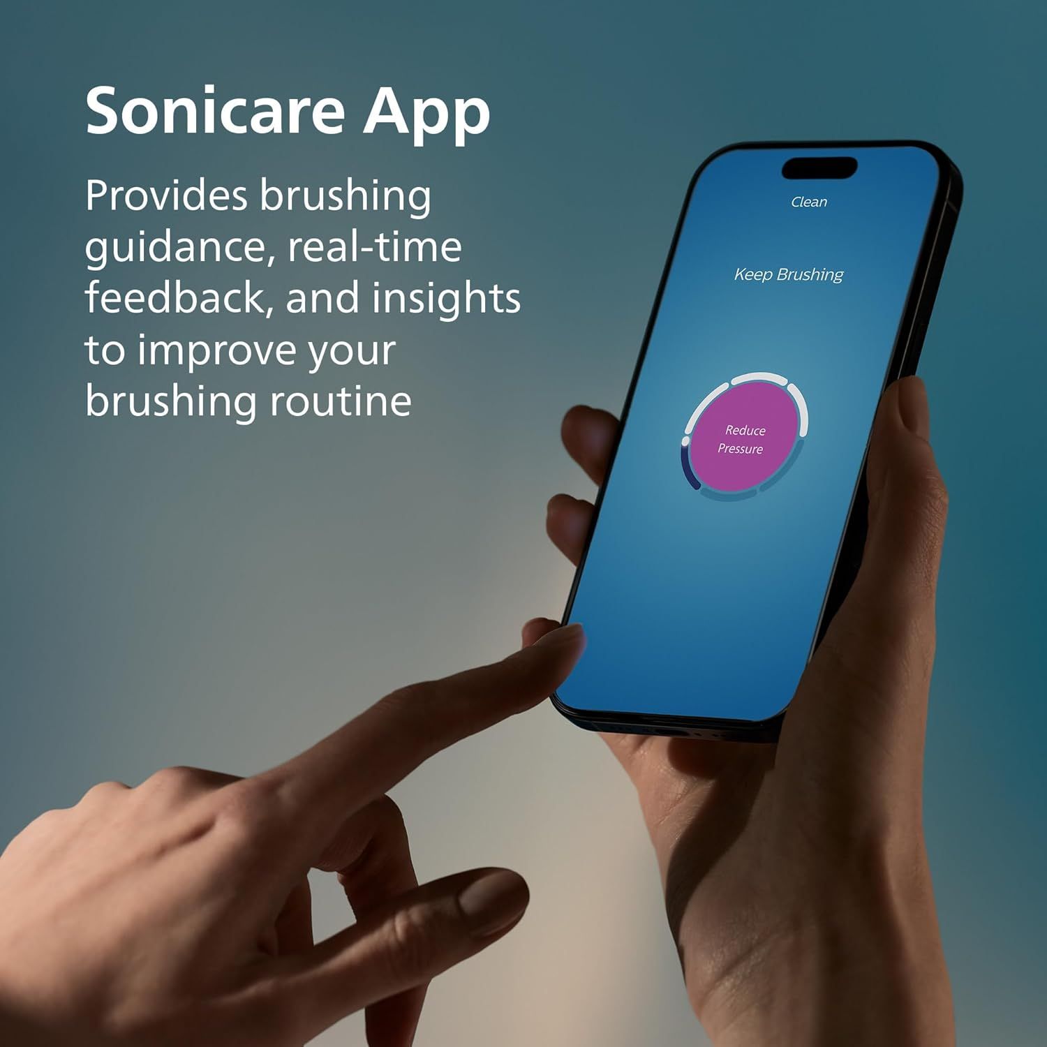 Philips Sonicare DiamondClean 9000 Electric Toothbrush, 1 Brush Head, Pink | 1000% More Plaque Removal¹, Pressure Sensor, 12 Brush Settings, App Connected, 14-Day Battery, Travel Case, HX9911/90