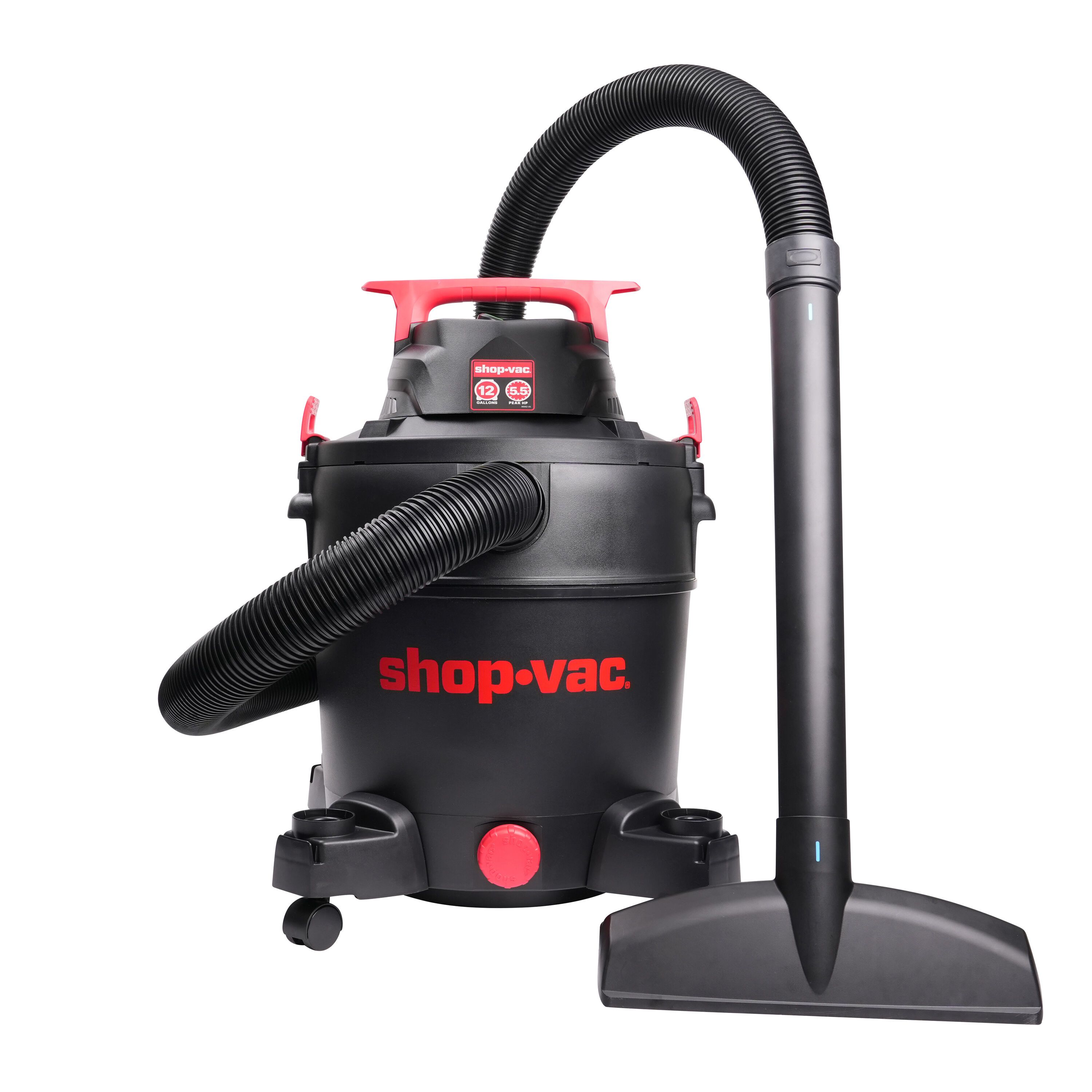Shop-Vac 12-Gallon 5.5 HP Corded Wet/Dry Shop Vacuum with Accessories Included