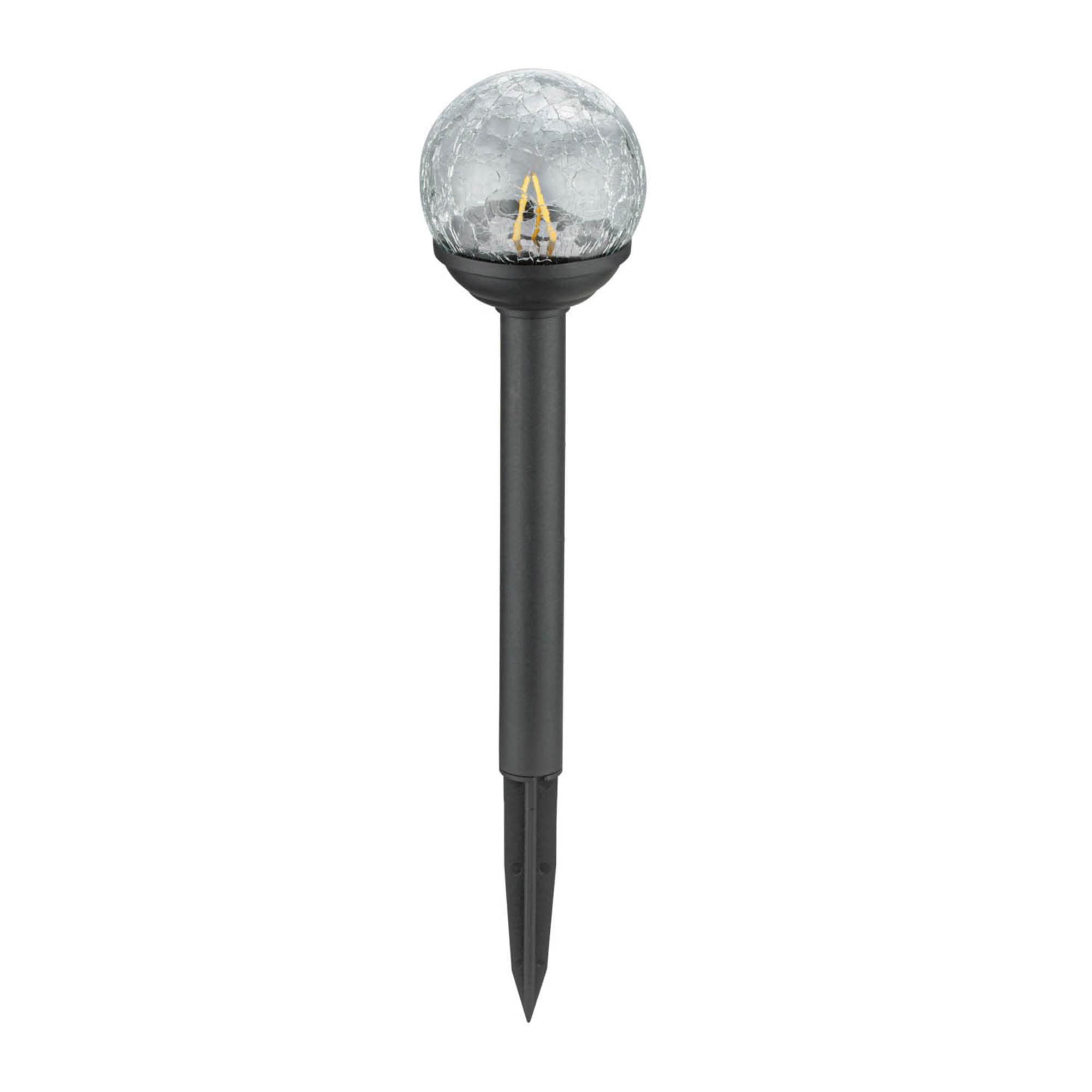 Harbor Breeze 3 -Lumens Matte Black Solar LED Outdoor Path Light with Dusk-to-Dawn Sensor 3000-K