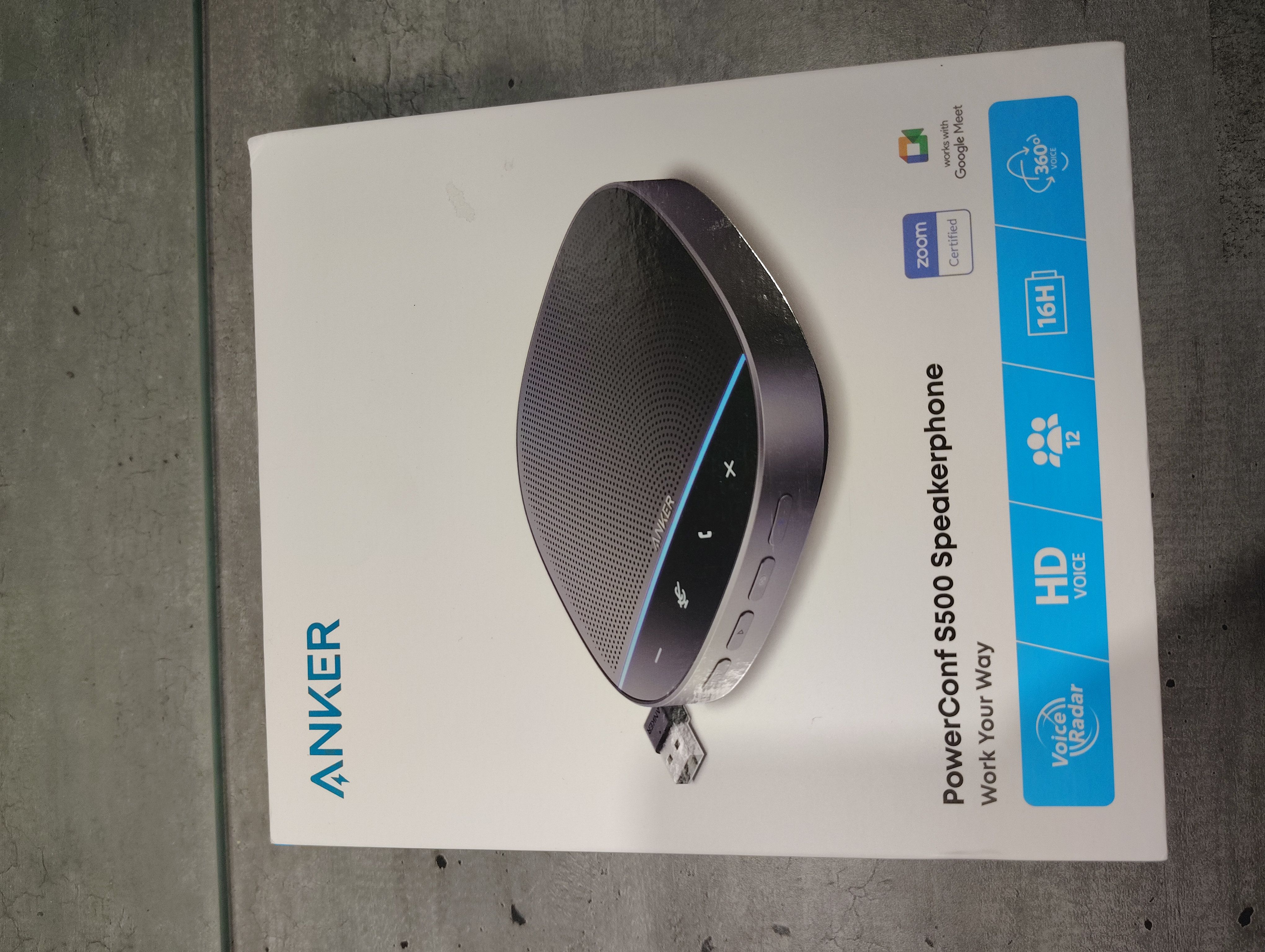Anker POWERCONF S500 2 Speakerphone - Black