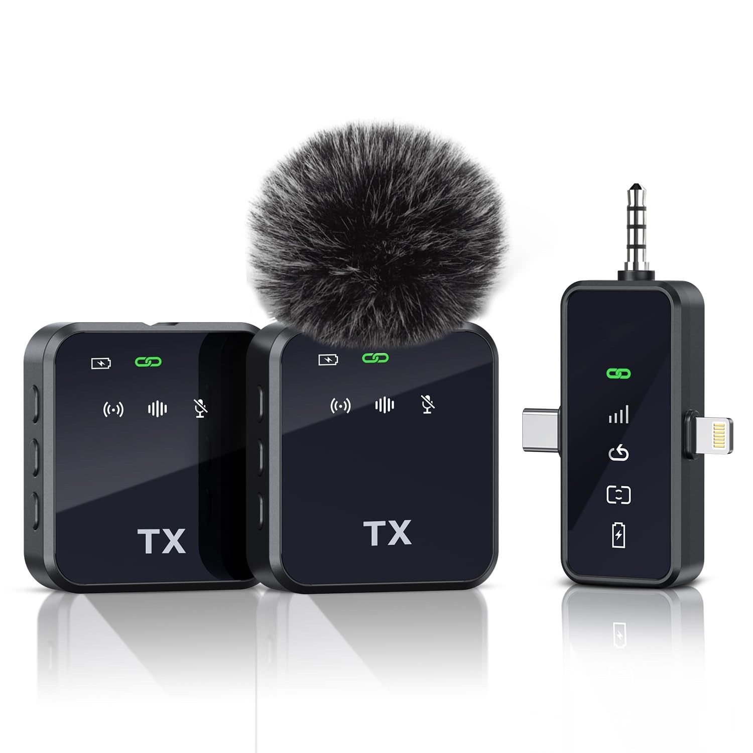 PQRQP Mini Mic set (2 TX and 1 RX)